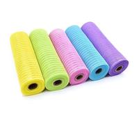 5 Rolls Deco Mesh Ribbon, 10 Inch *30FT (10yd) Easter Wreath Decor Mesh Roll Wreath Making Supplies Crafts for Easter Spring Summer Wreath Decorations