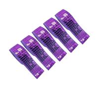 5 Rolls Deep Purple 5 Rows Square Sequins Trim Glitter, Coloured Sequin Ribbon Borders Trim, for DIY Crafts Stage Costumes Curtains Headband Fringe Sewing