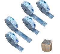 5 Rolls Furniture Pads Roll, 100cm x 2cm DIY Furniture Felt Pads, Self Adhesive Felt Strips, Heavy Duty Floor Protectors Pad for Sofa, Door, Chair, Table - Prevent Scratches and Soundproofing
