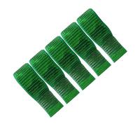 5 Rolls Green 9 Rows Square Sequins Trim Glitter, Coloured Sequin Ribbon Borders Trim, for DIY Crafts Stage Costumes Curtains Headband Fringe Sewing