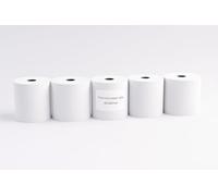 5 Rolls of 80mm x 80mm Large Thermal Till Rolls-BPA-Free Receipt Paper for POS, Cash Registers, PDQ Machines with Red Warning Strip