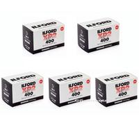 5 Rolls of Ilford XP2 Super 400 35mm Black and White Negative Film 36 Exp