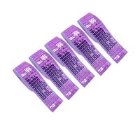 5 Rolls Purple 5 Rows Square Sequins Trim Glitter, Coloured Sequin Ribbon Borders Trim, for DIY Crafts Stage Costumes Curtains Headband Fringe Sewing