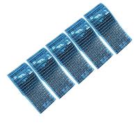 5 Rolls Sky Blue 9 Rows Square Sequins Trim Glitter, Coloured Sequin Ribbon Borders Trim, for DIY Crafts Stage Costumes Curtains Headband Fringe Sewing