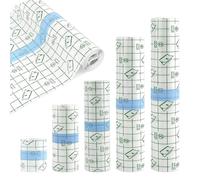5 Rolls Tattoo Aftercare Waterproof Bandage, Transparent Second Skin Tattoo Cover, 1m X 5cm/10cm/15cm/20cm/25cm, Adhesive Film Dressing for Wounds Swimming Shower Exercise Sports
