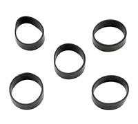 5 Rubber Retaining Loops 32mm Scuba Diving Weight Belt Webbing Keepers | Keep your scuba diving weight belt webbing securely in place with these black rubber retaining loops.