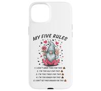 5 rules of a funny gnome Case for iPhone 15 Plus