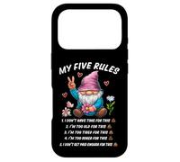 5 rules of a funny gnome Case for iPhone 17 Pro