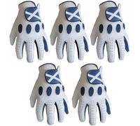 5 Scotland Logo 100% Cabretta Leather Golf Gloves (Large, left)