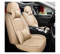 5 Seat Universal Full Coverage Car Seat Cover For Mitsubishi For Outlander For ASX For Eclipse Interior Accessories Seat Cushions(Beige,LUXUry)