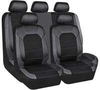 5 seats Car Seat Covers Full Set for BMW E87 1 Series 118d 5-Door Hatchback 2004-2007, Front & Rear Breathable Scratch Resistant Seat Covers Protectors, Car Protect Accessories,Grey