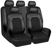 5 seats Car Seat Covers Full Set for BMW E87 1 Series 118d 5-Door Hatchback 2004-2007, Front & Rear Breathable Scratch Resistant Seat Covers Protectors, Car Protect Accessories,Black