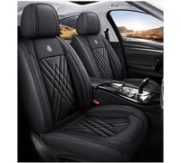 5 Seats Luxury Car Seat Covers Full Set for Peugeot 5008 III (Phase I, 2024) 2025-, Leather Custom Full Coverage Front and Rear Seat Protectors Interior,A/Standard-A/Black