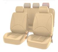 5 Seats Universal Car Seat Covers for Mercedes Benz EQ EQB X243 SUV EQB 250/EQB 300 EQB 350 SUV Front Rear Seat Cover Full Sets Full Surround Seat Covers Car Accessories,Beige