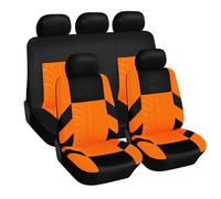 5 Seats Universal Car Seat Covers for Opel Vauxhall Mokka B A/Mokka-e B A 2013-2024 2025 Car Seat Cover Sets Front Rear Seat Protectors Interior Accessories,Yellow