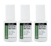 5 Second Brush-On Nail Glue 6 g, For Nail Tips, Full Cover Nails, And For Repairing Of Cracked, Split Natural Nails, 3 Packs