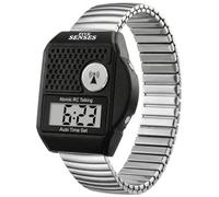 5 Senses Top Button LCD Atomic English Talking Watch (1095)