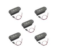 5 set 1 Piece 9V Battery Box for Electric Guitar Bass And Active Pickup With Connector