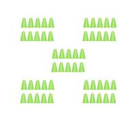 5 set 10 Pcs Nib Caps Professional Scratch Resistant Practical Silicone Touchscreen Pen Tip Case Cover Nib Sleeve Grass Green