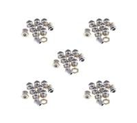 5 set 10 Pieces Drum Air Vent with Gasket Nut Bass Tom Snare Drum Kit