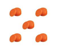 5 set 100 Pcs Eyelashes Holder Abundant Quantity Convenient Eye Lashes Pallet Pattern Durable Woman Beginners Gift Cosmetic Orange