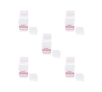 5 set 200pcs Professional Eyelash Glue Bottle Remover Cotton Pads Wipes Lint Free