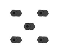 5 set 2Pcs Reaction Training Light Chassis Practical for Boxing Basketball Fencing Black, 9x10cm