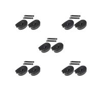 5 set 2x Bike Inner Tubes with 2 Tire Levers Replacement 1.75/2.125 Bike Tubes, Black, 12 inch