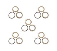 5 set 3 Pieces Wood Acoustic Classical Guitar Soundhole Rosette Inlay Guitar Decor