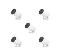 5 set 4/5G WiFi6 Pro Projector Seamless Outdoor Viewing 2.4/5G WiFi6 BT 5.0 Video Projector Cinema Outdoor 260ANSI 720P UK
