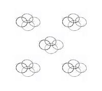 5 set 4 Pieces Black Ukulele String Set