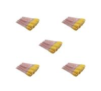 5 set 50 Pcs Eyelash Brush Makeup Tools Valentine's Day Sweet Eyebrow Tweezer Easily Grip Eyelashes Clip Brow Brushes Pink Rod/Yellow