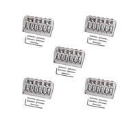 5 set 52.5mm Electric Guitar Hardtail Fixed Bridge Set for 6 Strings Guitar Parts
