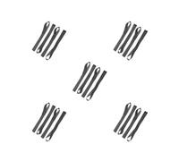 5 set 5Pcs Soft Loops High Strength Tie Down Loops Nylon Heavy Duty Tie Down Straps black 29.5cm