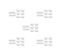 5 set 6 Acrylic Guitar Tuning Pegs Tuners Machine Heads Buttons White Pearl