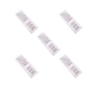 5 set Acoustic Electric Guitar Fretboard Inlay Sticker Guitar Fret Decal Marker 4, trapezoidal silver