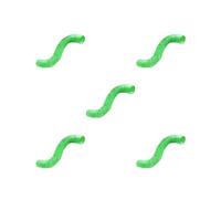 5 set Anti Fouling Plastic Material - Keep Your Pet Safe From Harm Easy To Use ABS Tunnel For Mink Guinea Pig Portable Pet Toy Green 100 * 10 cm