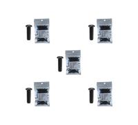 5 set Badminton Racket Grommets Eyelets Stringing Tools for Maintenance Racketball, Black, 2.6x7.5mm