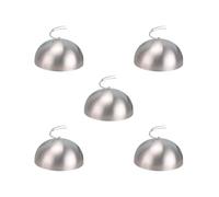 5 Set Basting Steaming Cover Stainless Steel Griddle for Burgers Sandwiches Steaks 14cmx7cm Style E, 14x7cm