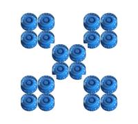 5 set Blue Control Knobs Acrylic Volume Tone Knobs with White Words for LP Guitar