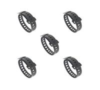 5 set Cable Tie Rubber Bungee Straps Tie Down Strap for Bikes Riding Luggage Cargo Black 30cm