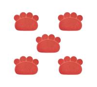 5 set Cat Litter Mat Ultimate Litter Trapping Solution For Furry Friend No Displacement Cat Litter Trapping Mat Litter Box Mat Red