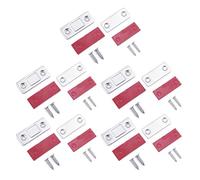 5 Set Closet Catches Heavy Duty Magnet for Latch Cabinet Cupboard Thin Invisible Furniture Fo Door Stopper Decorative with Handle