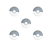 5 Set Coffee Filter Paper Holder Round Coffee Filter Screen Rack for Cafes Office Gray 7.4x4.1 cm