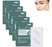 5 Set Dissolving Microneedle Eye Patches, Nano Microneedle Eye Patches, Hydrating Gel Eyes Patch With Hyaluronic Acid & Peptides, For Dark Circles, Brightening Eyee Care