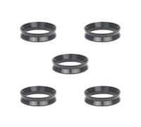 5 Set Espresso Dosing Funnel Coffee Machines Accessories Barista Tool Black 58mm