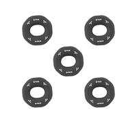5 set Hand Grip Strengthener Hand Training for Fitness Rock Climbing Musician Black