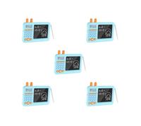 5 set Kids Math Games Portable Electronic Math Counters for Students Boys Children Blue 19.3x12.5 cm