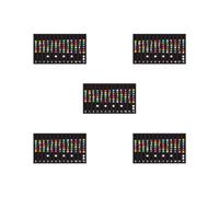5 set Learn Guitar Fingerboard Note Decal Scale Sticker for Electric Guitar Black
