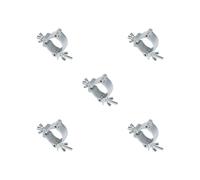 5 set Lighting Hook Mount Fit Alloy Wrap Around Clamp for Club Exhibition Event Aluminum color A, Master
